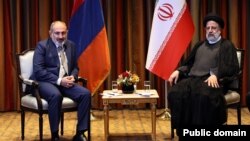 Հայաստանի վարչապետ Նիկոլ Փաշինյանը և Իրանի նախագահ Էբրահիմ Ռաիսին, արխիվ