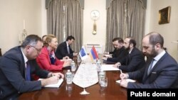 Հայաստանի ԱԳ նախարար Արարատ Միրզոյանի և ԵԽ գլխավոր քարտուղար Մարիա Պեյչինովիչ Բուրիչի հանդիպումը, Նյու Յորք, 21-ը սեպտեմբերի, 2022թ.