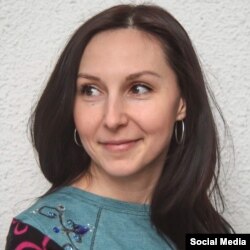 Прапагандыстка Людміла Гладкая, архіўнае фота