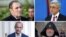 Сверху вниз и слева направо: бывшие президенты Армении Левон-ТерПетросян, Серж Саргсян, Роберт Кочарян и Католикос всех армян Гарегин Второй