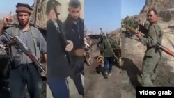 Скриншоты с видеозаписей, распространившихся в Интернете.