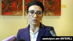 Исполняющая обязанности министра юстиции Арпине Ованнисян (архив)