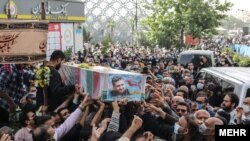 تشییع جنازه صیاد خدایی در تهران