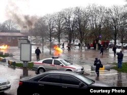 Вучэньні ў міжнародным аэрапорце «Барыспаль»