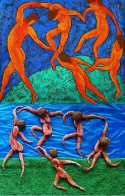 "Танец" из креветок от Натали Шевченко