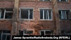 Артилериядан аткыланган Донецктеги оорукана. 19-январь, 2015-жыл