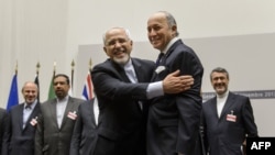 وزرای خارجه فرانسه و ایران