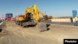Armenia - The Spanish company Corsan starts the reconstruction of Yerevan-Ararat highway, 13Sep2012.