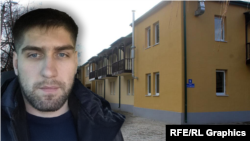 Илас Бежанты и здание детского дома (коллаж)