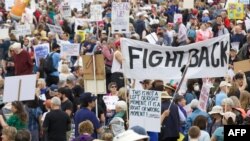 "Колду тарт!" деп аталган акция.  Вашингтон, 5-апрель, 2025-жыл.