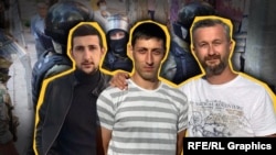 Celâl ve ağa-qardaş Ahtemovlarnıñ davası. Qırım.Aqiqat TV kollajı