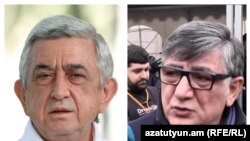 Серж Саргсян (слева) и Хачатур Сукиасян