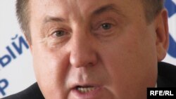 Лідер блоку «Російський фронт Шувайникова за союз із Росією» Сергій Шувайников, Сімферополь, 12 жовтня 2009 року.