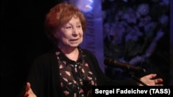 Ukraine-born Liya Akhedzhakova has been targeted before for her activism. (file photo)
