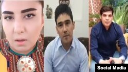 Комбинированное фото: Селби Тувакгылыджова, Ягшы Гошунов, Бегмырат Амангулыев