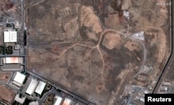 Супутниковий знімок ядерного об’єкту в Натанзі після удару Ізраїлю. 15 червня 2025 року