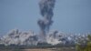 Дим піднімається після ізраїльського авіаудару в Cекторі Гази, 15 жовтня 2023 року 