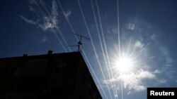 رهگیری یکی از پرتابه‌های قبلی بر فراز آسمان اسرائیل