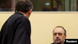 Ґоран Хаджич перед Міжнародним трибуналом з питань колишньої Югославії у Гаазі, 25 липня 2011 року