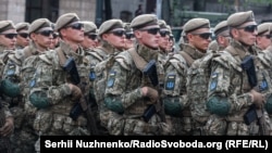 Репетиція військового параду до Дня незалежності України. Київ, 18 серпня 2021 року
