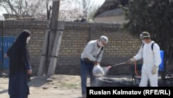 Сузакский район Джалал-Абадской области, где 18 марта ввели режим ЧС.