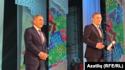 Татарстан президенты Рөстәм Миңнеханов һәм Башкортстан башлыгы вазифаларын башкаручы Радий Хәбиров