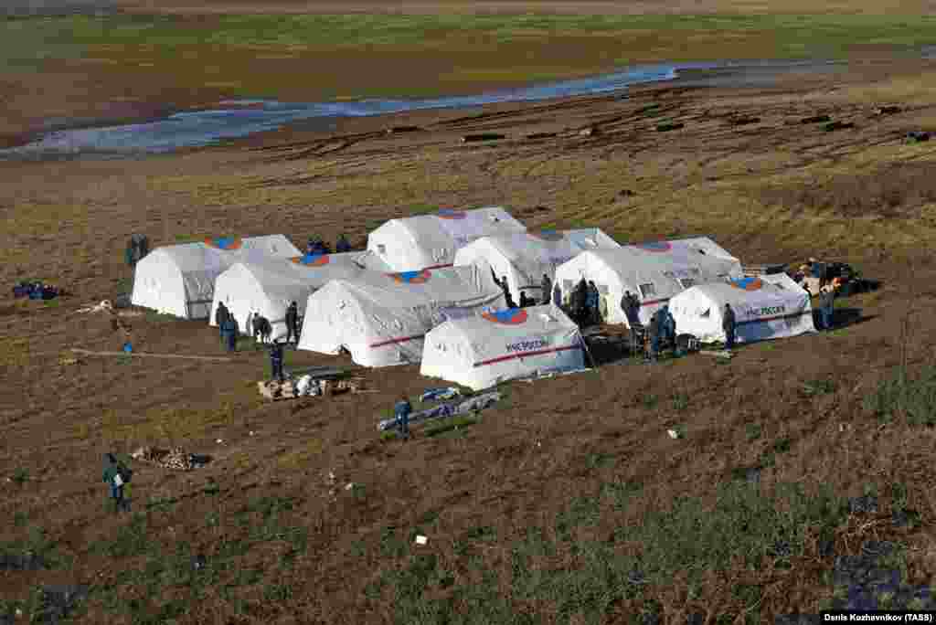 Полевой лагерь для работников МЧС