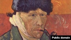 Винсент ван Гог.
Автопортрет с отрезанным ухом и трубкой, 1889