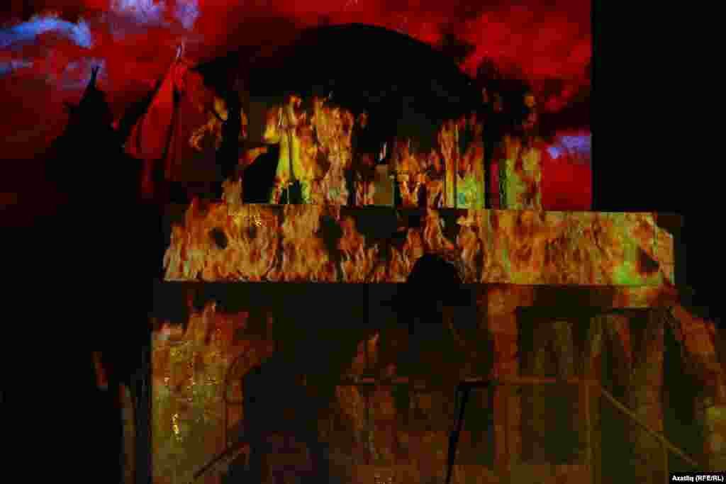 Кара Пулатта Болгар кызлары яндырыла