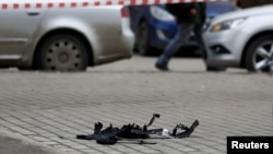 Обломки дрона, иллюстративное фото