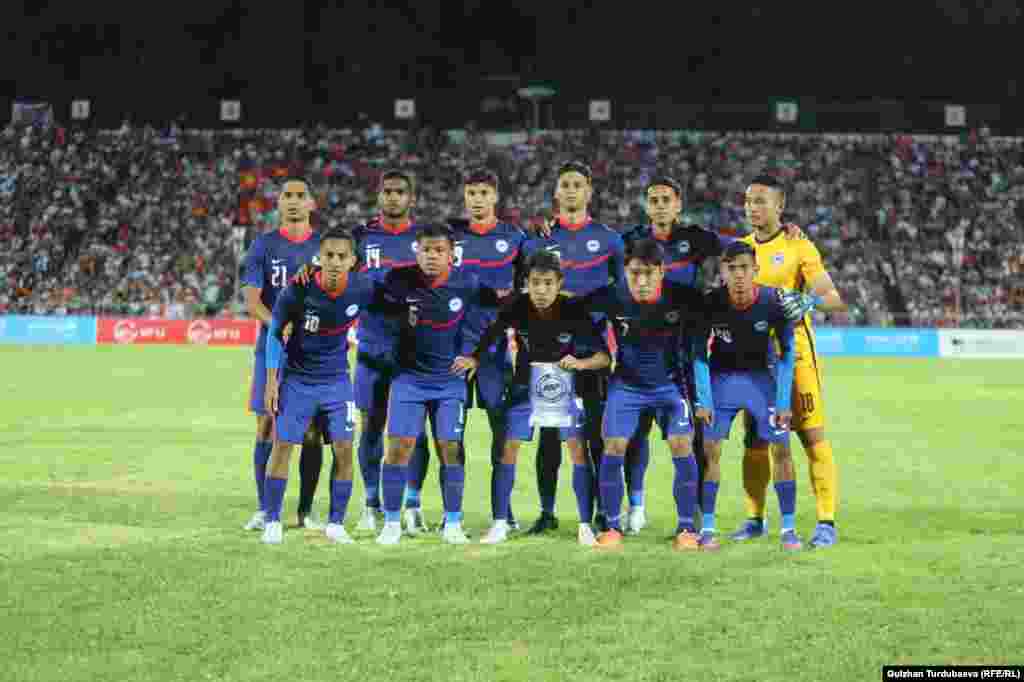 Сингапурдун футбол боюнча улуттук курама командасы. 8-июнь, 2022-ж. Бишкек.&nbsp;