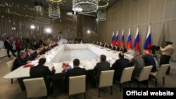 Президент России Владимир Путин проводит в Крыму заседание президиума госсовета России,   17 августа 2015 г․