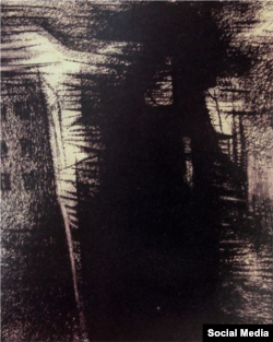 بدون عنوان، از مجموعه سیاه‌کاری‌ها، ۱۳۶۵