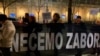 Serbian Protesters Decry Mladic Mural In Belgrade