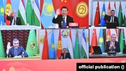 Онлайн-саммит глав КНР и стран Центральной Азии по случаю 30-летия установления дипломатических отношений, январь 2022 года