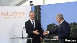 Йенс Столтенберг пен Саули Ниинистёнің  Финляндиядағы кездесуі, 12 маусым 2022 жыл