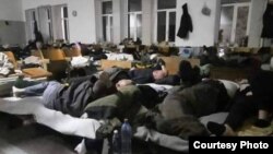 Фильтрационный лагерь в селе Безыменное Донецкой области