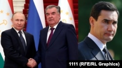 Wladimir Putin, Emomali Rahmon, Serdar Berdimuhamedow