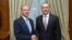 Armenia - Russian Security Council Secretary Nikolay Patrushev (left) and his Armenian counterpart Armen Grigorian meet in Yerevan, June 16, 2022.