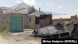 Последствия стрельбы в Нарынской области. 8 июля 2022 года.