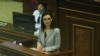 Анна Вардапетян в парламенте, Ереван, 29 июня 2022 г.