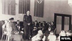 Germany -- The Volga-Tatar Legion (Legion Idel-Ural) "musical platoon" performance during WWII, undated