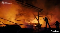 Наслідки російської атаки по енергооб'єкту у Полтавській області. Україна, 28 березня 2025 року 