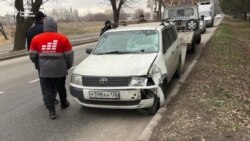 "Тазалыктын" дагы бир жумушчусун машине коюп кетти