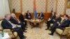 Armenia - President Serzh Sarkisian meets with the visiting co-chairs of the OSCE Minsk Group, Yerevan, 23Nov212.