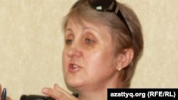 Лариса Харькова, президент Конфедерации  независимых профсоюзов Казахстана.