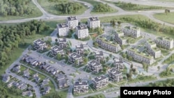 Жылы комплекс у Менску. Ілюстрацыйнае фота