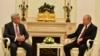 Встреча президента Армении Сержа Саргсяна (слева) и президента России Владимира путина в Кремле, Москва, 15 ноября 2017 г․
