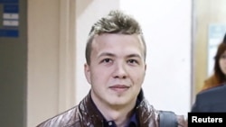 Журналист Роман Протасевич.  