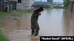 Сель в районе Рудаки. 10 фото